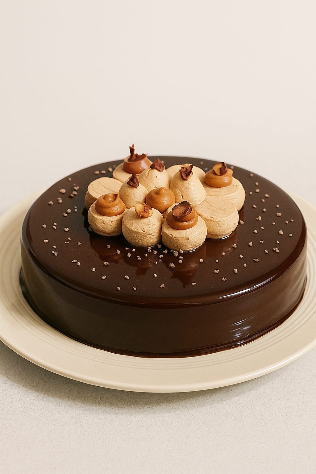 Entremet chocolat caramel (8/10 personnes)