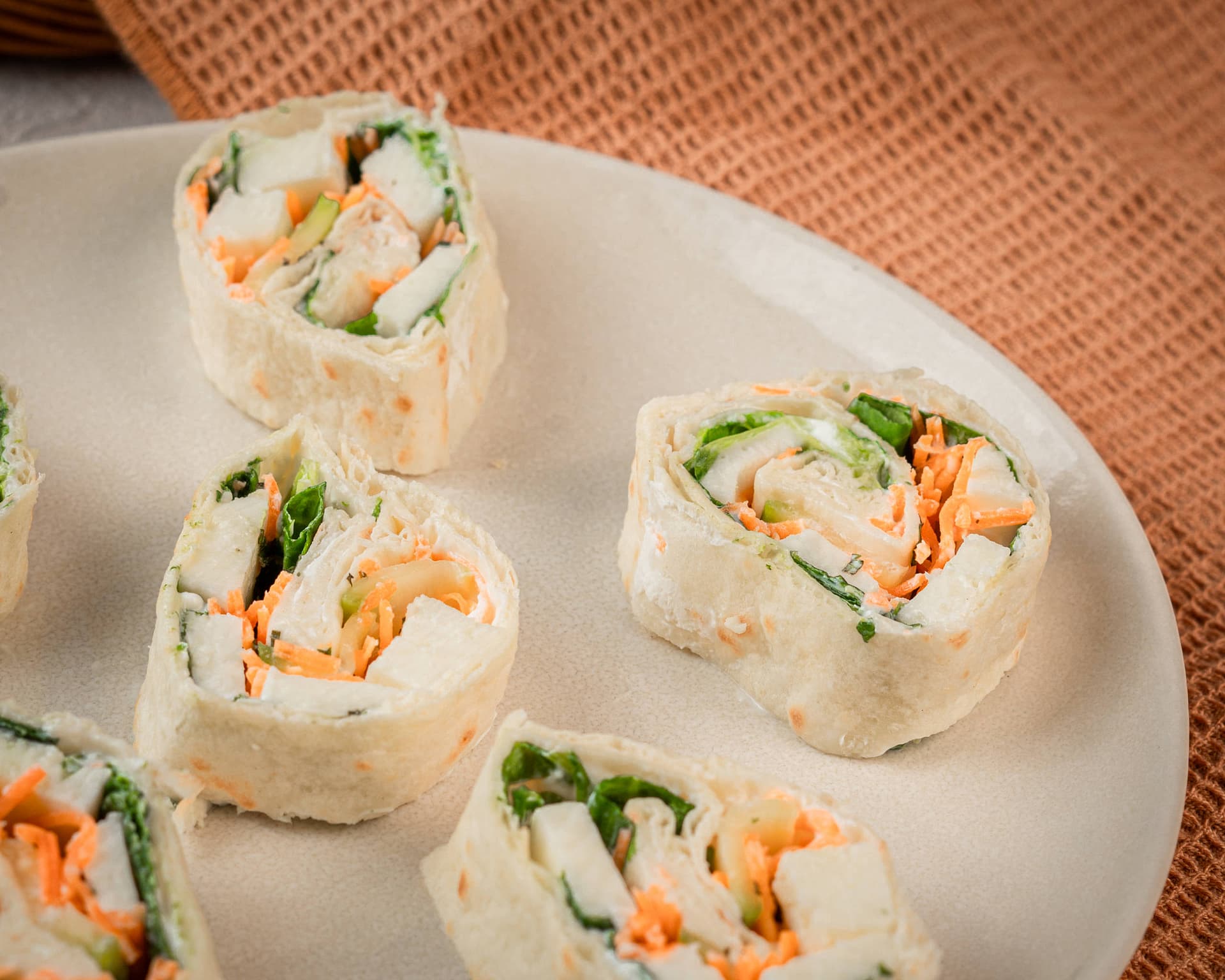 Mini Wrap Végétariens